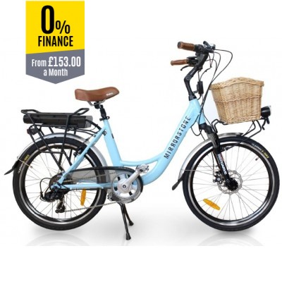 electric bicycle with basket